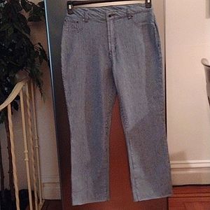 Tailored Diane Gilman striped boot cut jeans!♥️♥️♥️